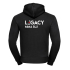 Zip hoodie zwart Legacy MMA
